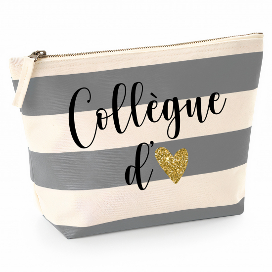 Pochette Nautical a rayures bleues gris - Collègue d'amour