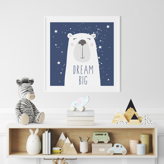 Poster / Affiche carrée Enfants - Dream Big