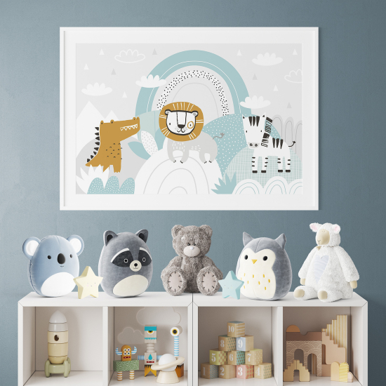 Poster / Affiche enfants - Animaux