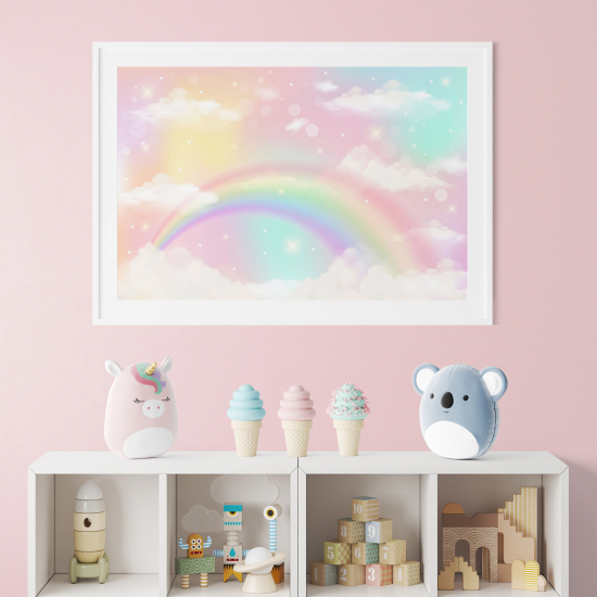 Poster / Affiche enfants - Arc-en-ciel