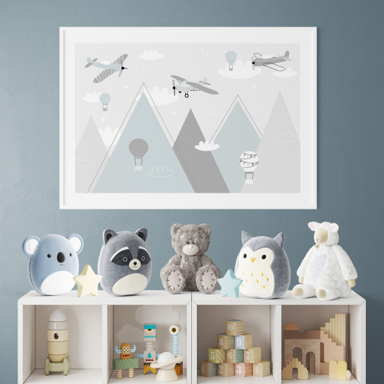 Poster / Affiche enfants - Avions