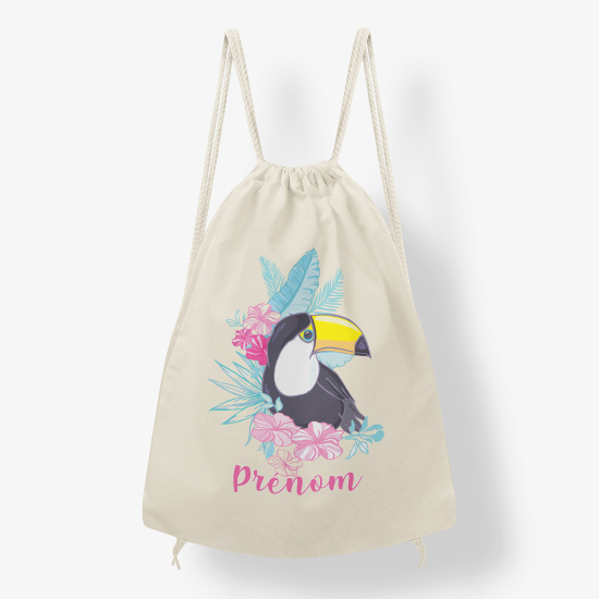 Sac à dos cordon - toucan