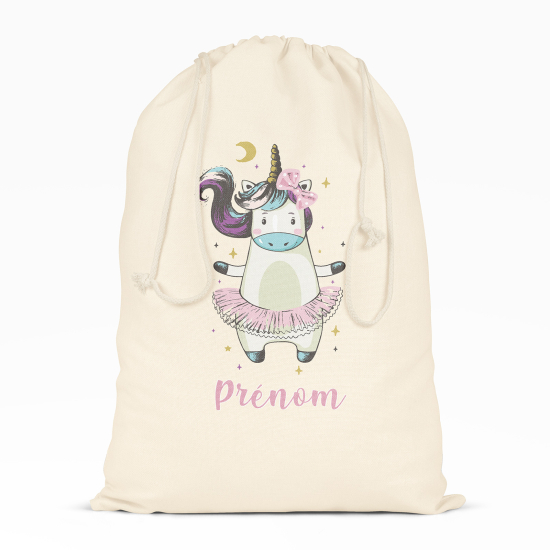 Sac à ficelles - Danseuse licorne