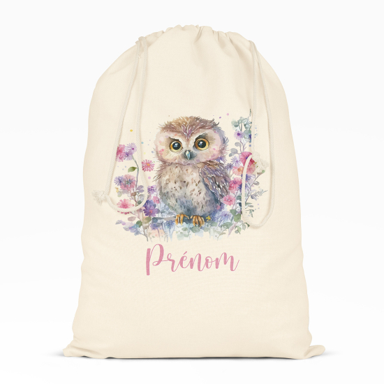 Sac à ficelles - Hibou