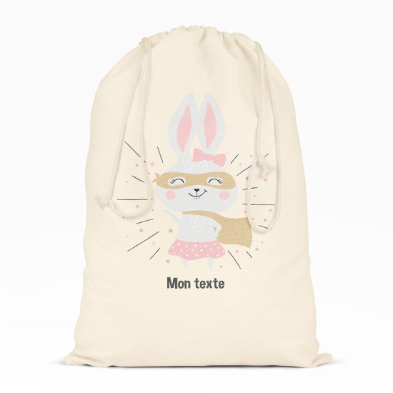 Sac à ficelles - Lapine super-héros