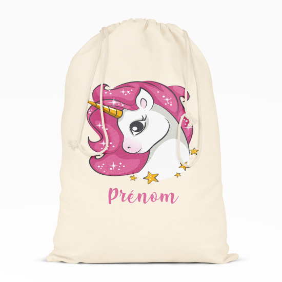 Sac à ficelles - Licorne