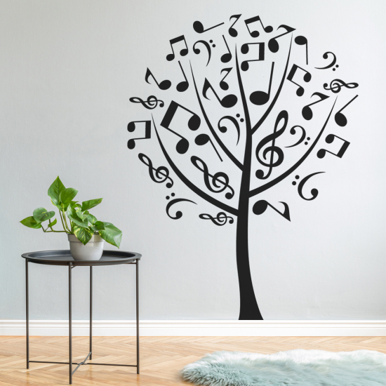 Sticker Mural - Arbre musical