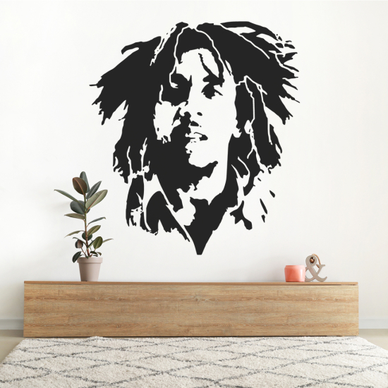 Sticker Mural - Bob Marley