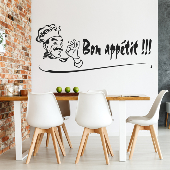 Sticker Mural - Bon Appétit