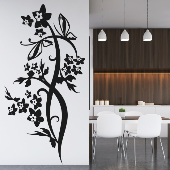 Sticker Mural - Branche florale