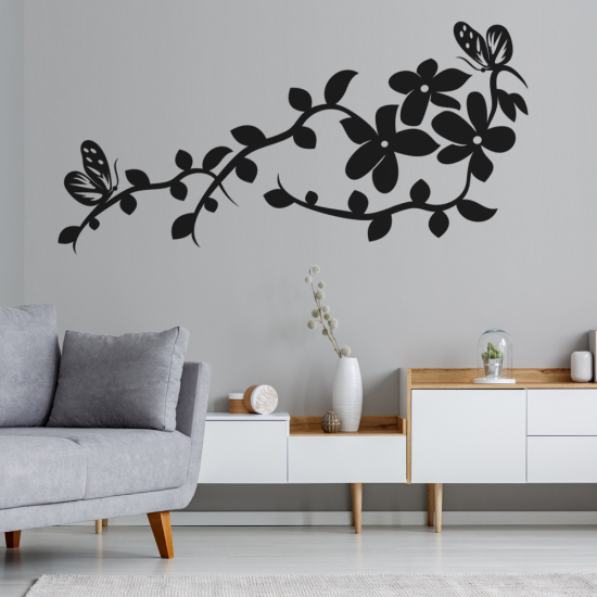 Sticker Mural - Branche florale