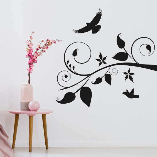 Sticker Mural - Branche florale