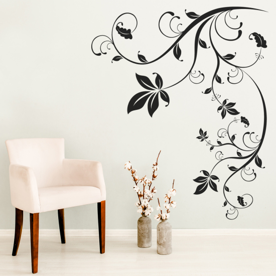 Sticker Mural - Branche florale