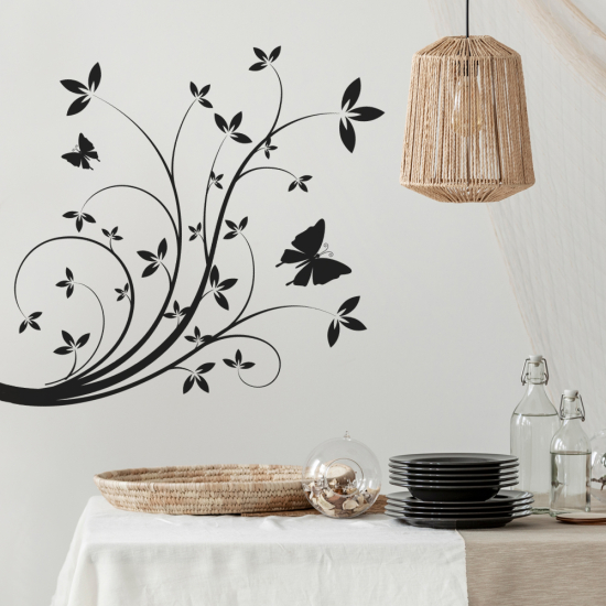 Sticker Mural - Branche florale