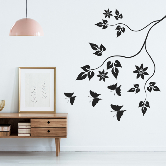 Sticker Mural - Branche florale