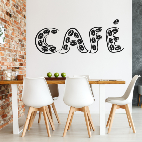 Sticker Mural - Café