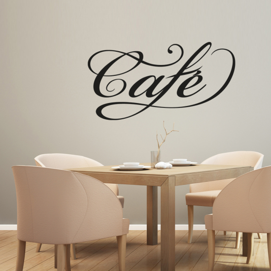 Sticker Mural - Café