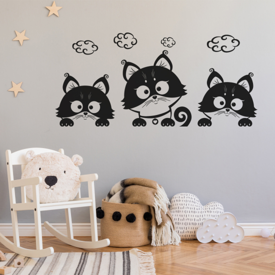 Sticker Mural - Chats