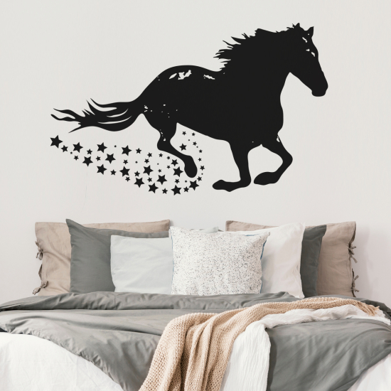 Sticker Mural - Cheval Etoiles