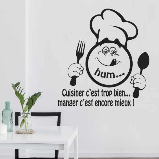 Sticker Mural - Citation Cuisine