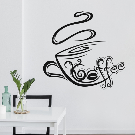 Sticker Mural - Coffee