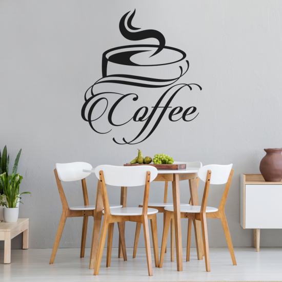 Sticker Mural - Coffee