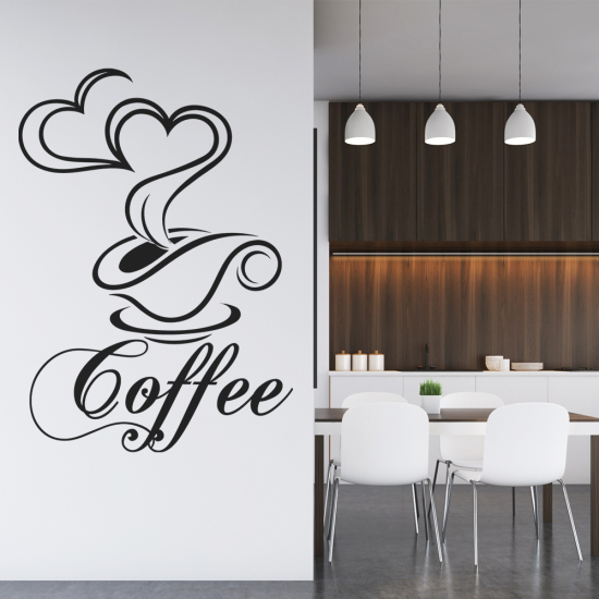 Sticker Mural - Coffee