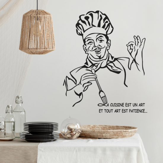 Sticker Mural - Cuisine Chef