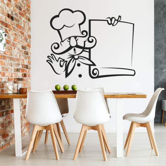 Sticker Mural - Cuisine Chef