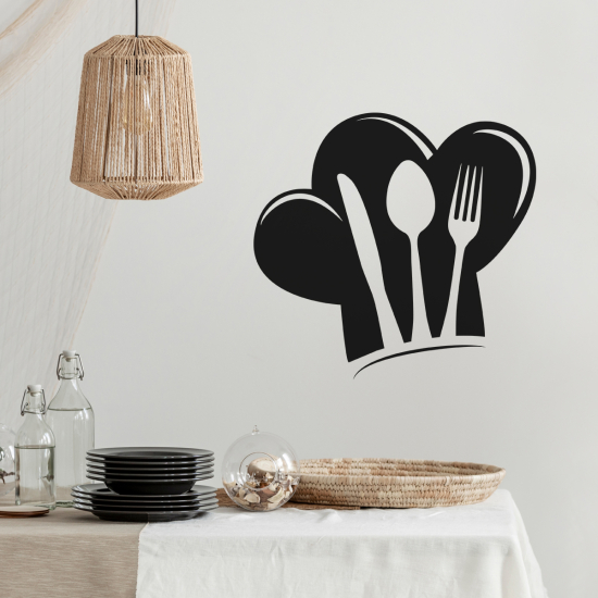 Sticker Mural - Cuisine Couverts