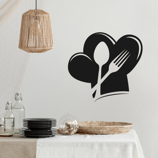 Sticker Mural - Cuisine Couverts