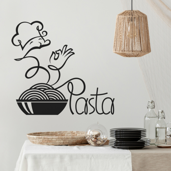 Sticker Mural - Cuisine Pasta