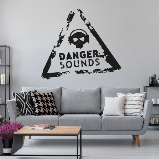 Sticker Mural - Danger