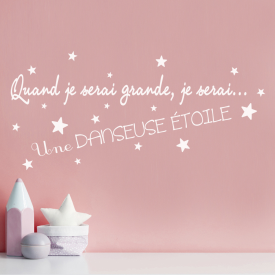 Sticker Mural - Danseuse Etoile