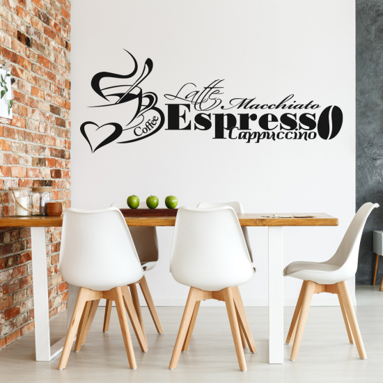 Sticker Mural - Espresso