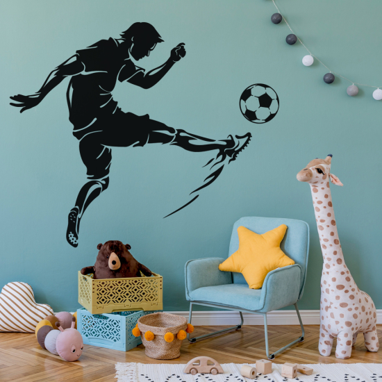 Sticker Mural - Footballeur