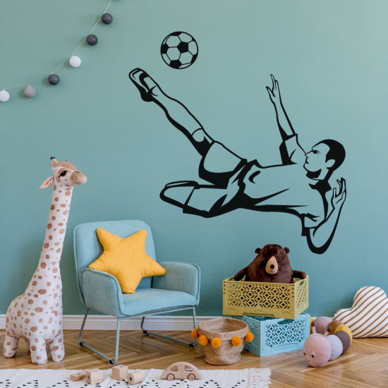 Sticker Mural - Footballeur