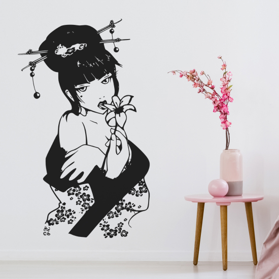 Sticker Mural - Geisha