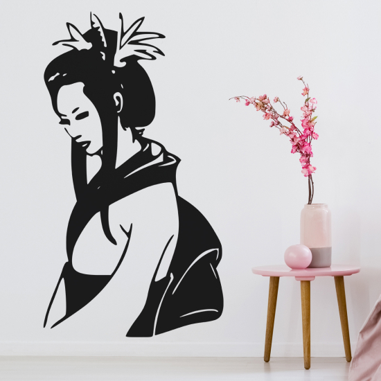 Sticker Mural - Geisha