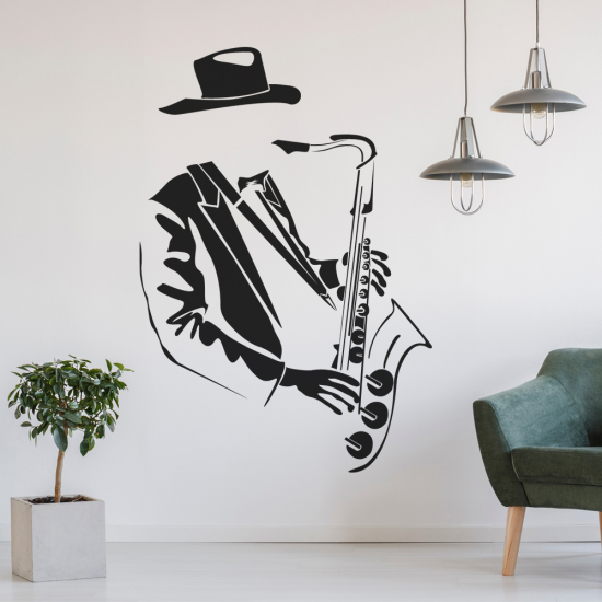 Sticker Mural - Jazzman