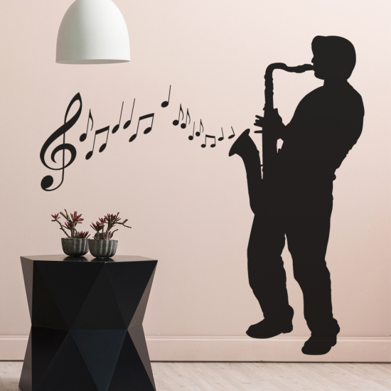 Sticker Mural - Jazzman