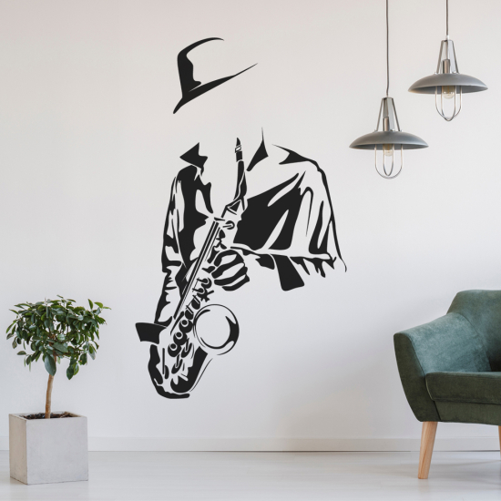 Sticker Mural - Jazzman