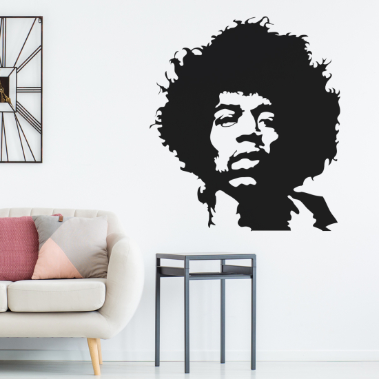 Sticker Mural - Jimi Hendrix