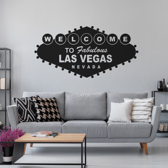 Sticker Mural - Las Vegas