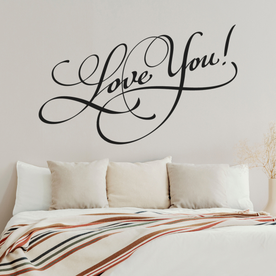 Sticker Mural - Love You