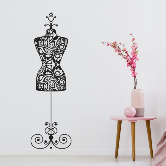 Sticker Mural - Mannequin de couture