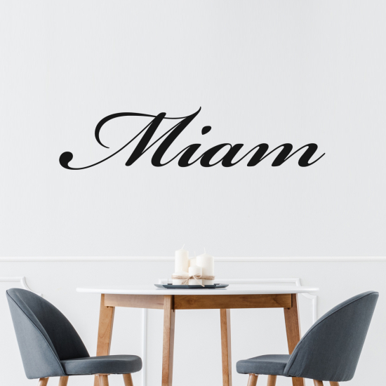 Sticker Mural - Miam