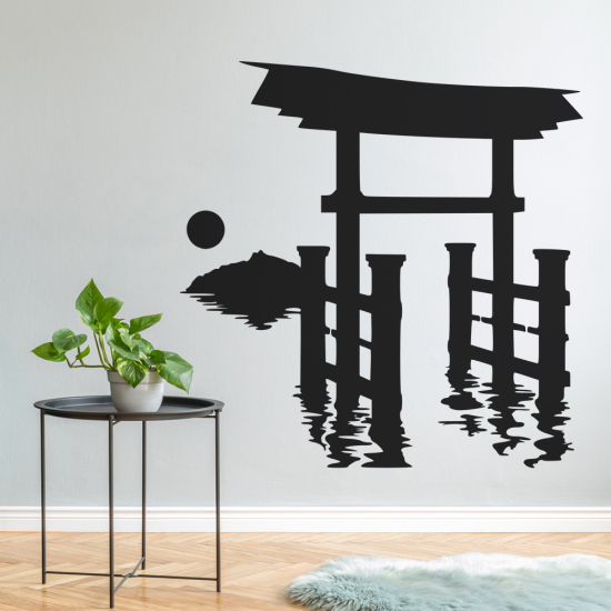 Sticker Mural - Motif japonais