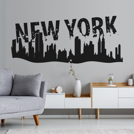 Sticker Mural - New York