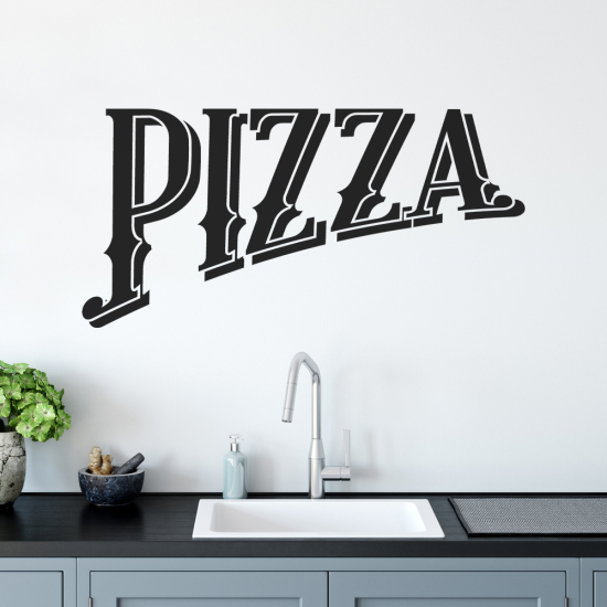 Sticker Mural - Pizza